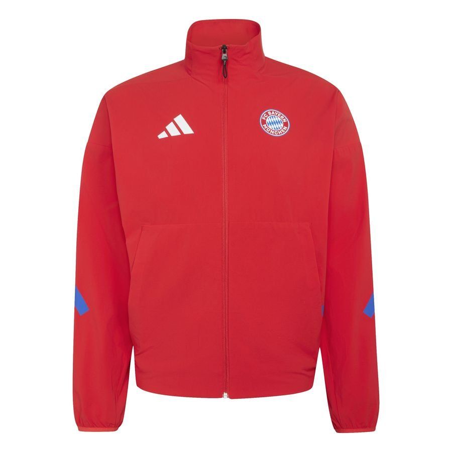 Bayern München Jacket Anthem - Red - Men's-SoccerKits Hub | Buy Soccer Jerseys Online